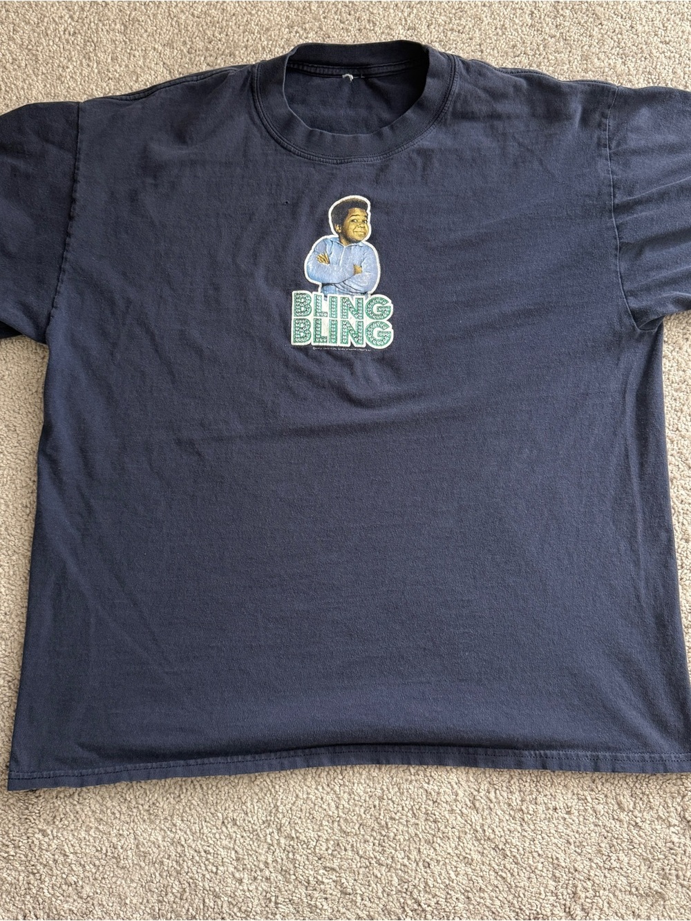 Vintage Gary Coleman Bling Bling Skate Tee Different Strokes Y2K XL 24x28
